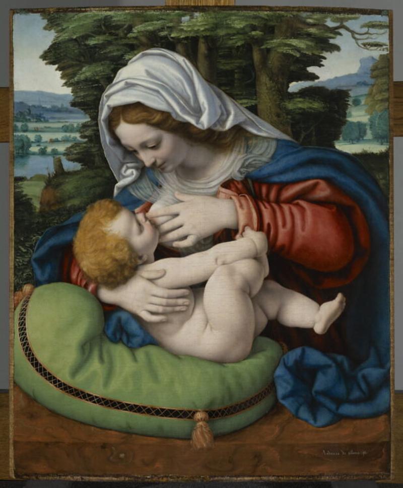 Tableau de peintre du 17ème siècle, art français, collection du Louvre, chef-d’œuvre classique